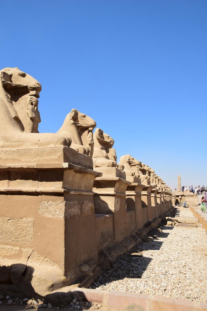 allée de sphinx a karnak